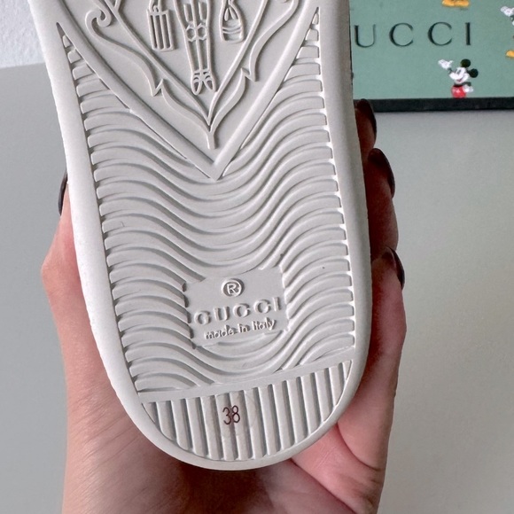 NIB Gucci x Disney Mickey Mouse Ace Sneakers, Women’s 38/8 - Picture 9 of 15